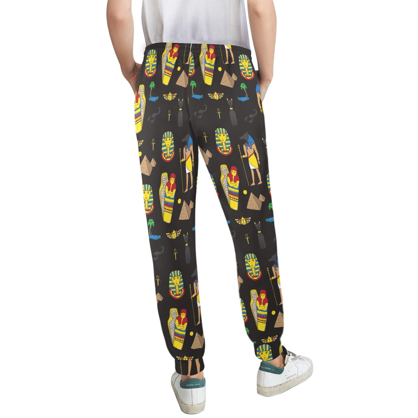 egyptian Design Print Pattern JJ0174 Women's Casual Track Pants