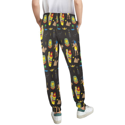 egyptian Design Print Pattern JJ0174 Women's Casual Track Pants