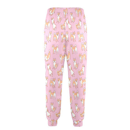 Shiba Inu Print Design LKS303 Men's Casual Track Pants