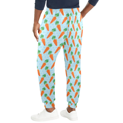Carrot Pattern Print Design 01 Men's Casual Track Pants