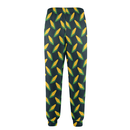 Corn Pattern Print Design 02 Men's Casual Track Pants