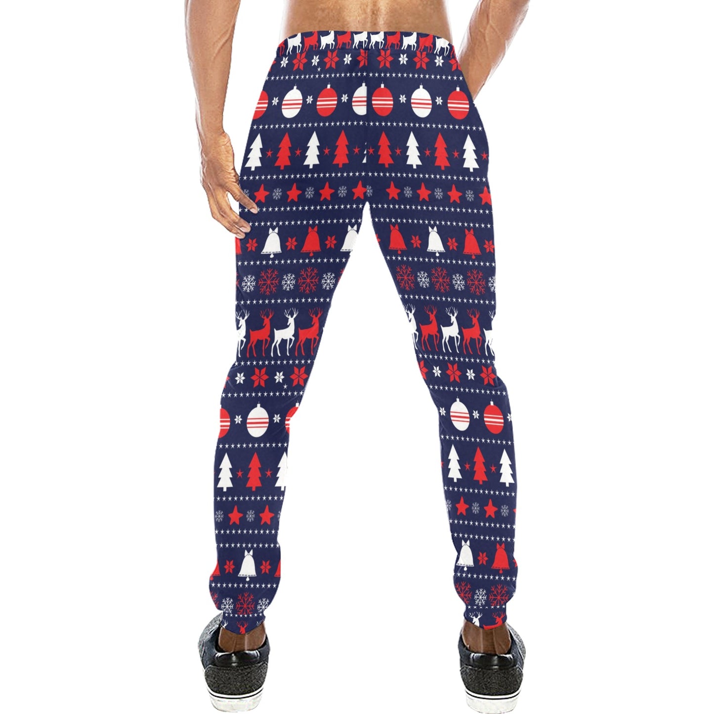 Reindeer Print Design LKS404 Men's Sweatpants