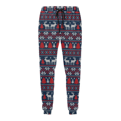 Reindeer Print Design LKS405 Men's Sweatpants