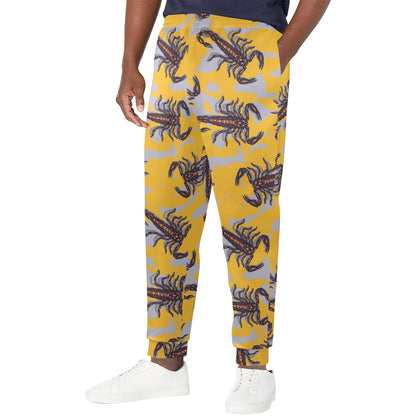 Scorpion Pattern Print Design 01 Men's Casual Track Pants