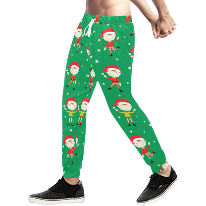 Elf christmas Design Print Pattern JJ0194 Men's Sweatpants