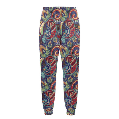 Paisley Boho Pattern Print Design A03 Men's Casual Track Pants