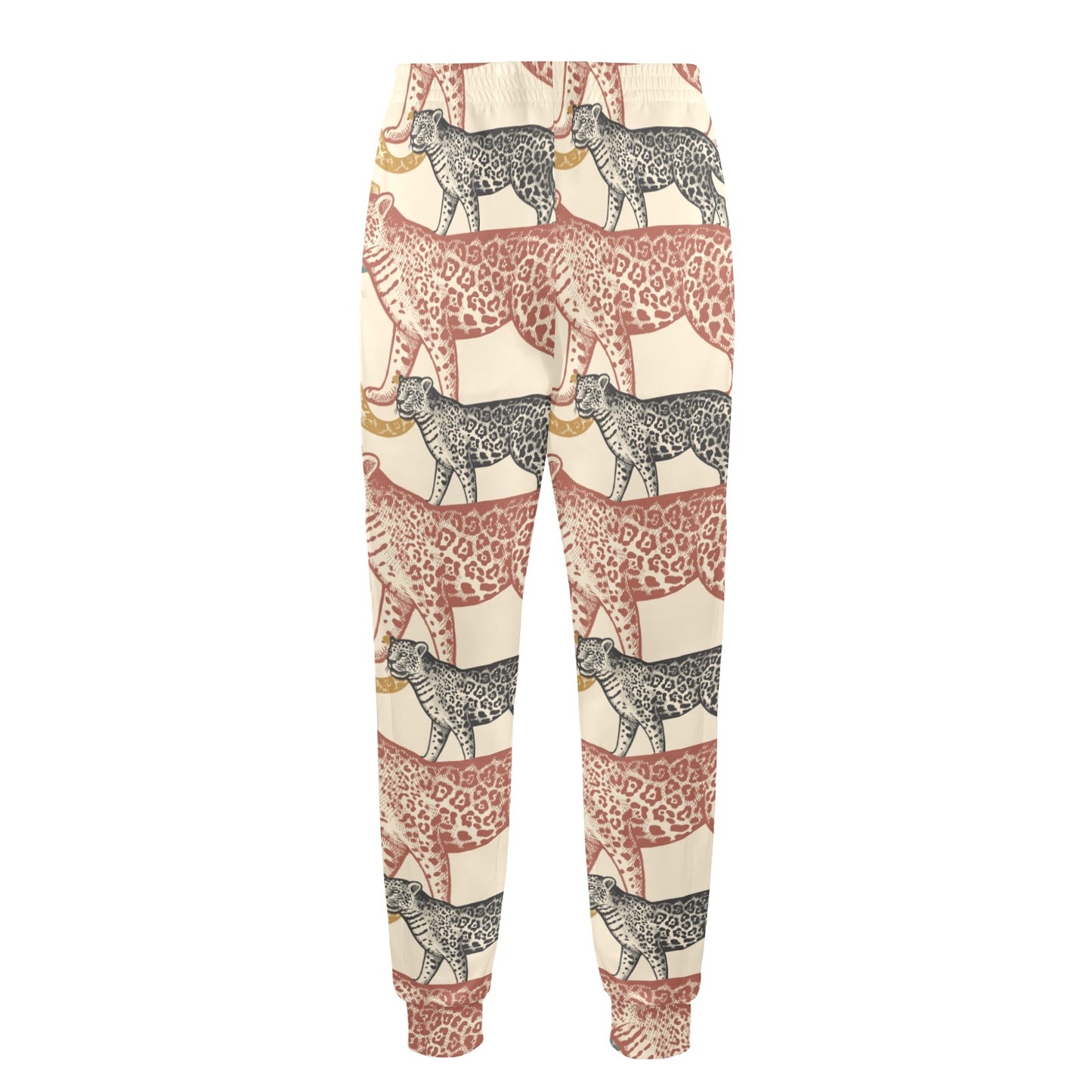 Jaguar Pattern Print Design 01 Men's Casual Track Pants
