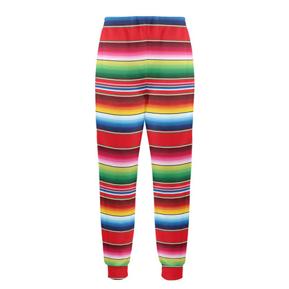 Serape Pattern Men's Casual Track Pants
