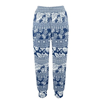 Hawaiian Themed Pattern Print Design H020 Women's Casual Track Pants