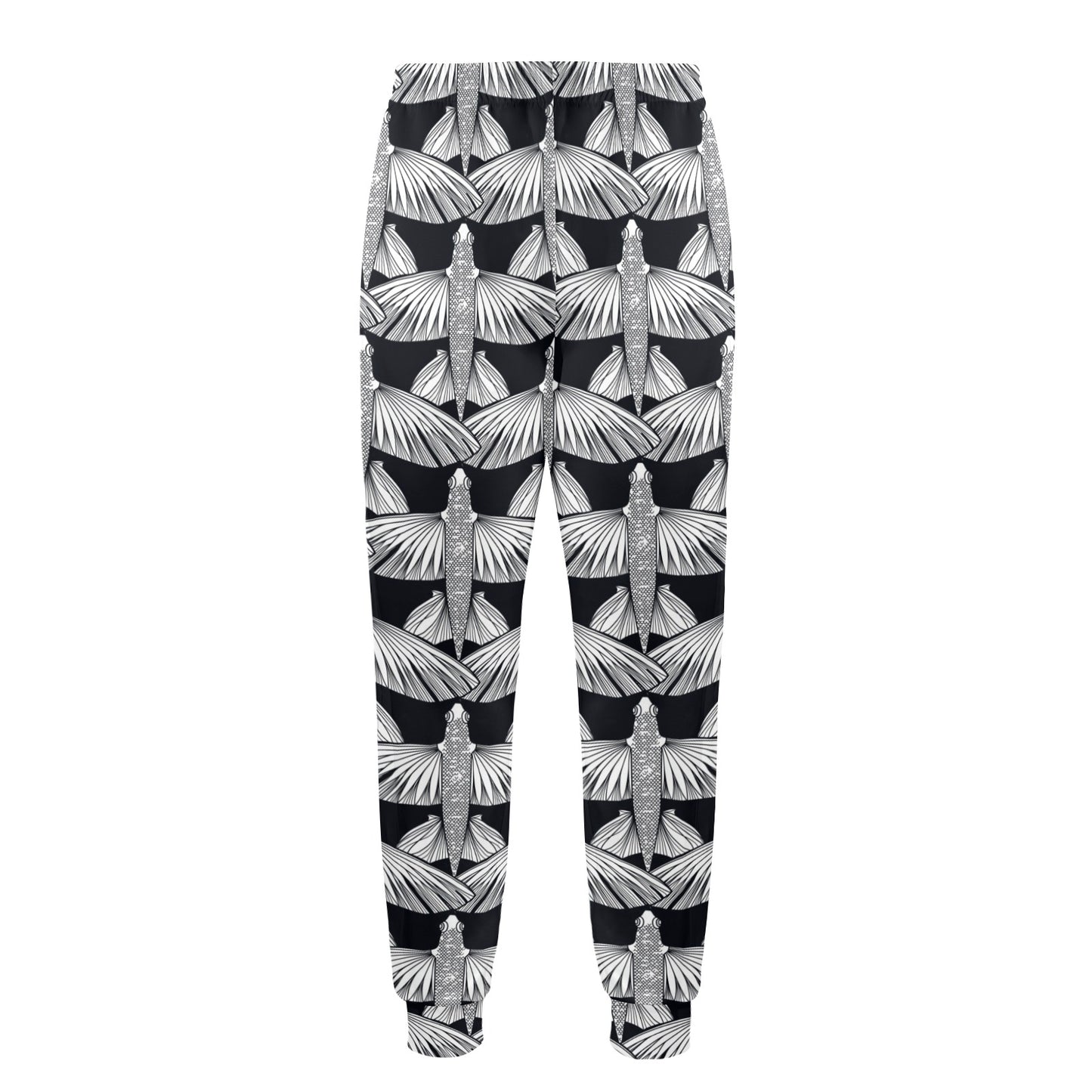 Flying Fish Pattern Print Design 03 Men's Casual Track Pants