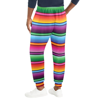 Mexican Blanket Colorful Print Pattern Men's Casual Track Pants