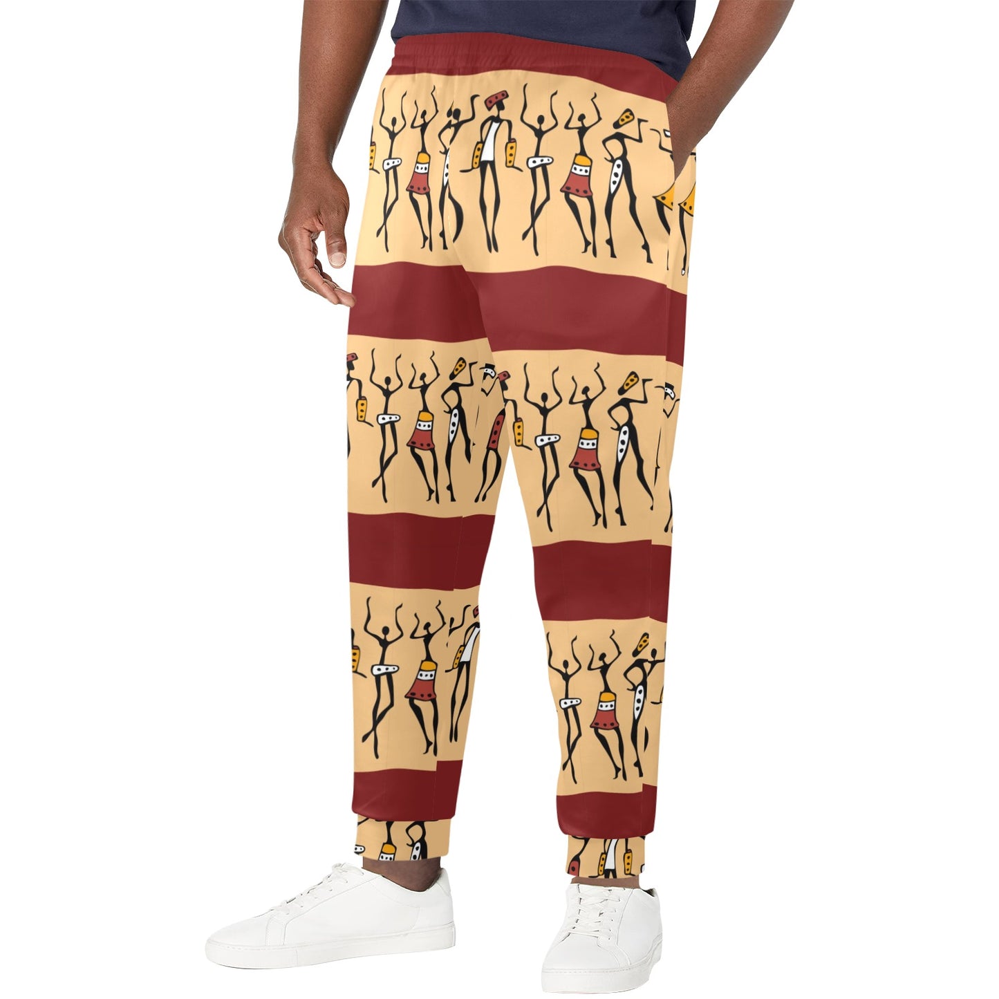 African People Men's Casual Track Pants