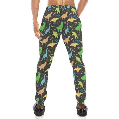 dinosaur Design Print Pattern JJ0107 Men's Sweatpants