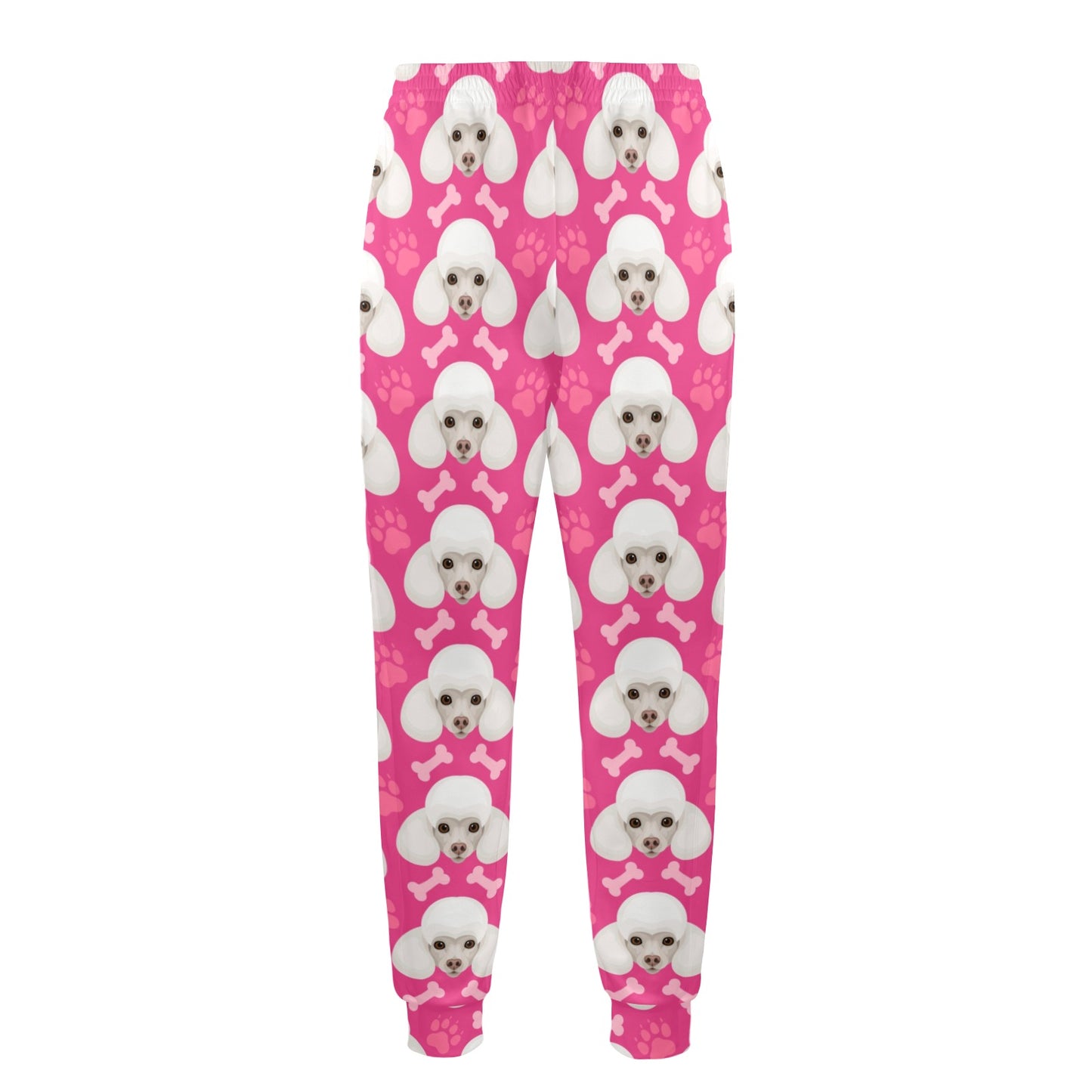 Poodle Pattern Print Design A04 Men's Casual Track Pants