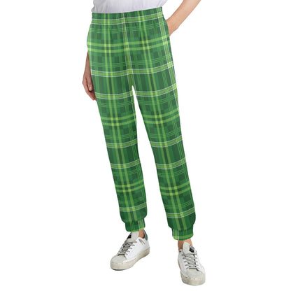 Irish Plaid Pattern Print Design 02 Women's Casual Track Pants