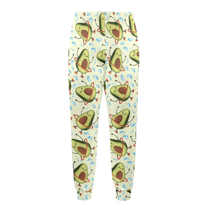Avocado Pattern Print Design AC02 Men's Casual Track Pants