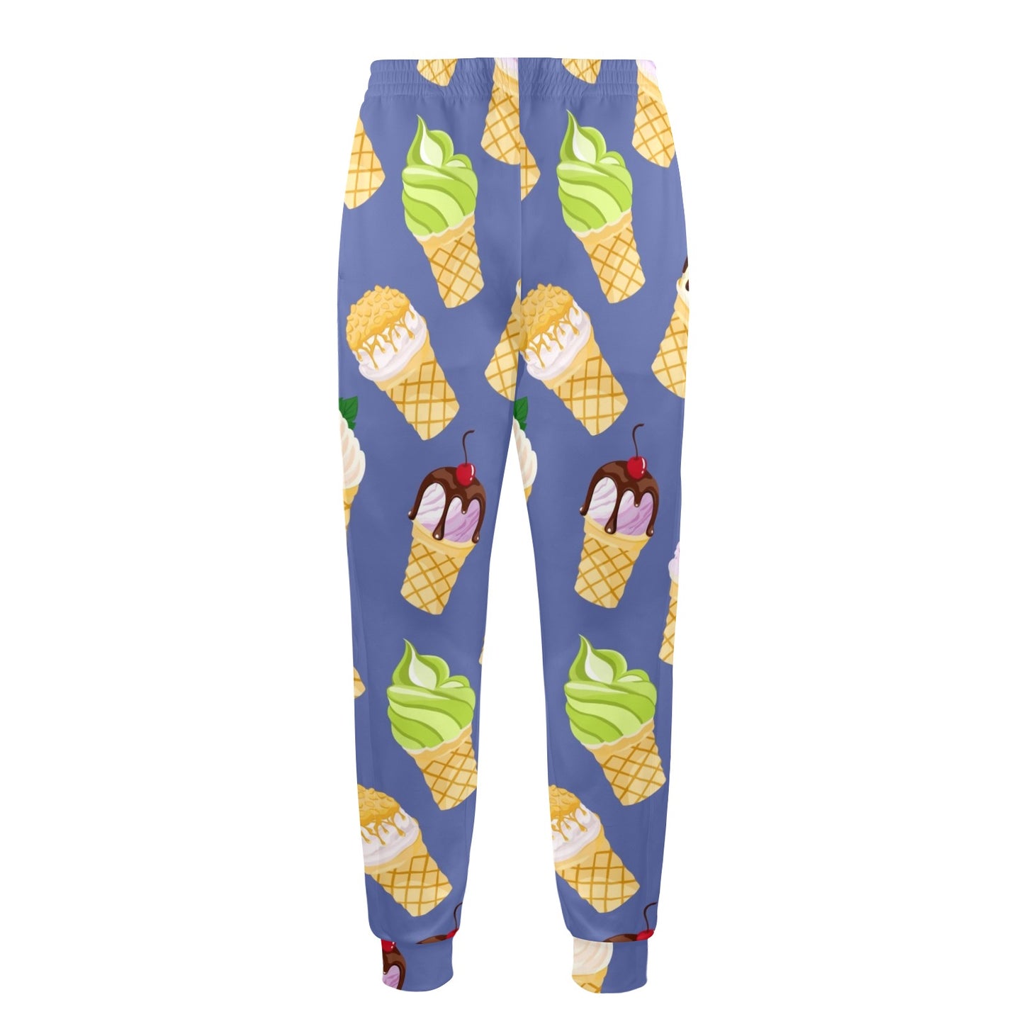 Ice Cream Pattern Print Design IC03 Men's Casual Track Pants