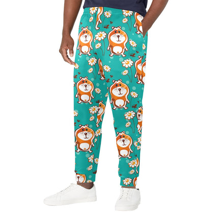 Hamster Pattern Print Design 01 Men's Casual Track Pants
