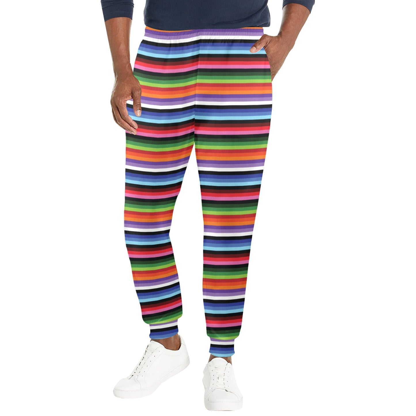 Serape Design Men's Casual Track Pants