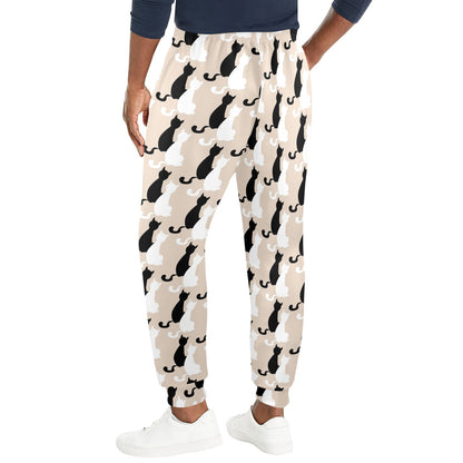 Cat Pattern Print Design 04 Men's Casual Track Pants