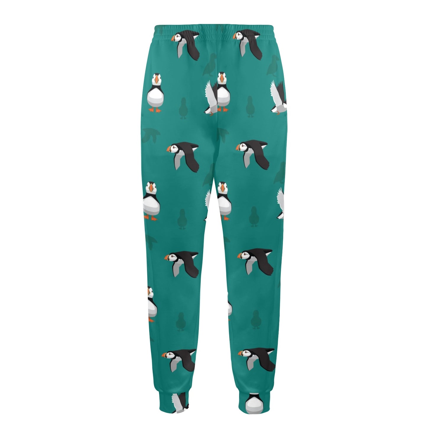 Puffin Pattern Print Design A02 Men's Casual Track Pants