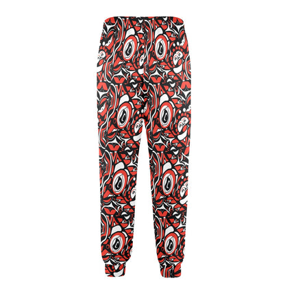 Native North American Themed Print Men's Casual Track Pants