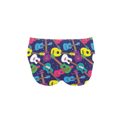 Ukulele Pattern Print Design 02 Men's Swimming Briefs
