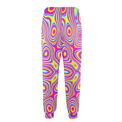 Liquid Pattern Print Design 06 Men's Casual Track Pants
