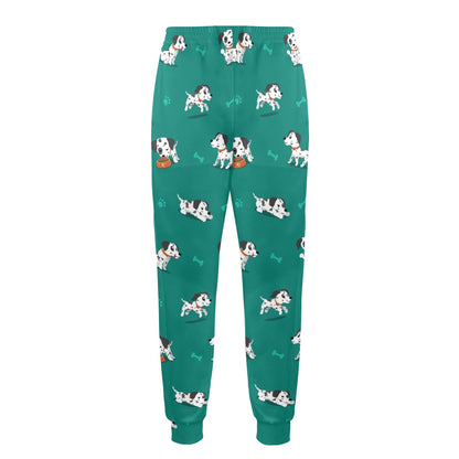 Dalmatians Design Print Pattern JJ051 Men's Casual Track Pants
