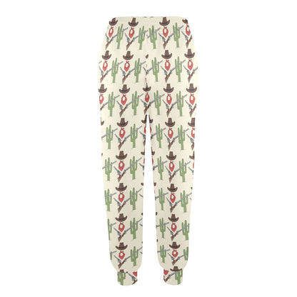 Western Cowboy Print Women's Casual Track Pants