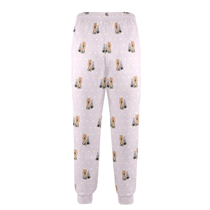 Yorkshire Terriers Print Design LKS302 Men's Casual Track Pants