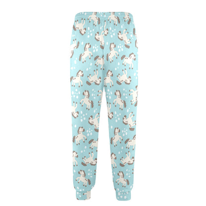 Horse Cute Print Design LKS306 Men's Casual Track Pants