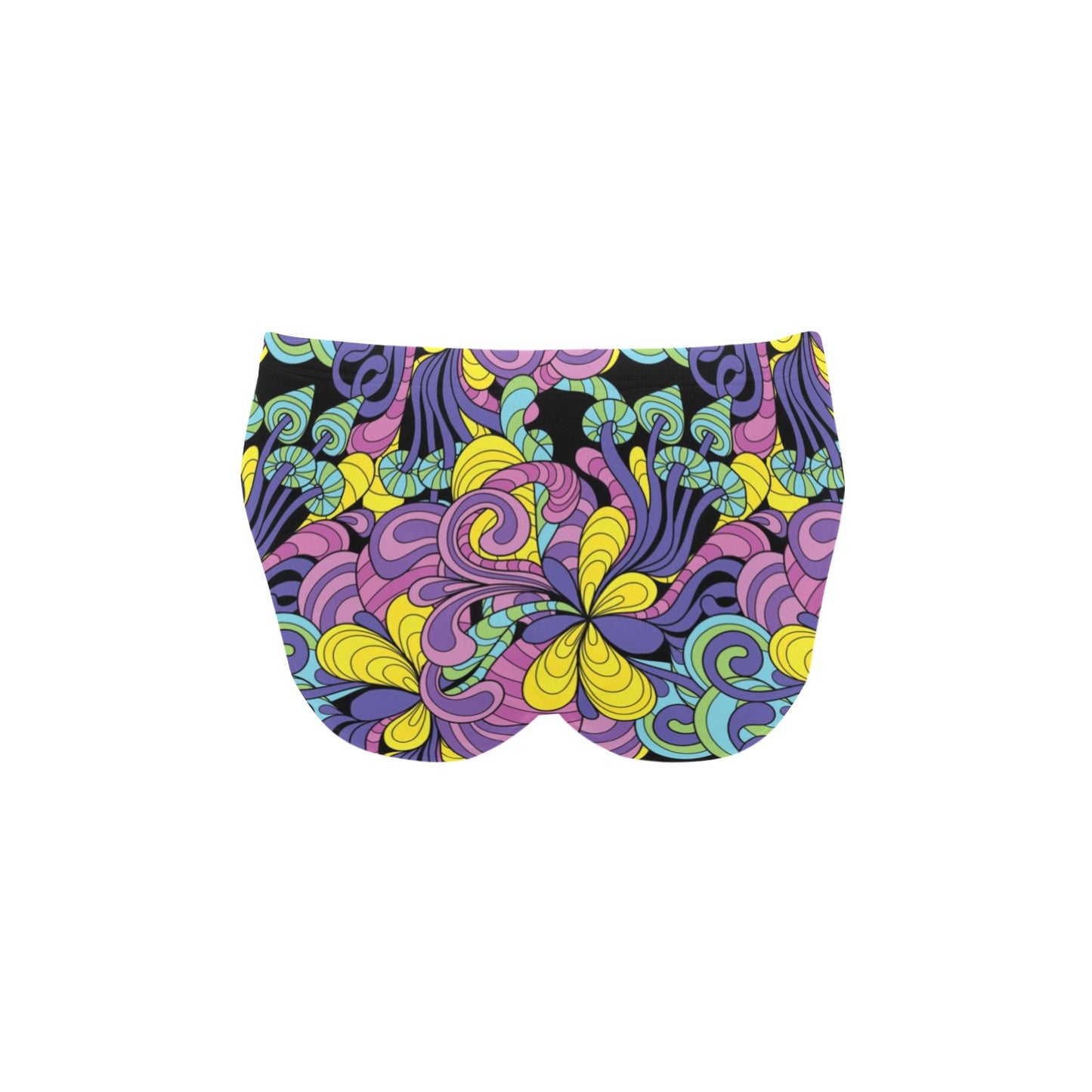 Psychedelic Pattern Print Design A04 Men's Swimming Briefs