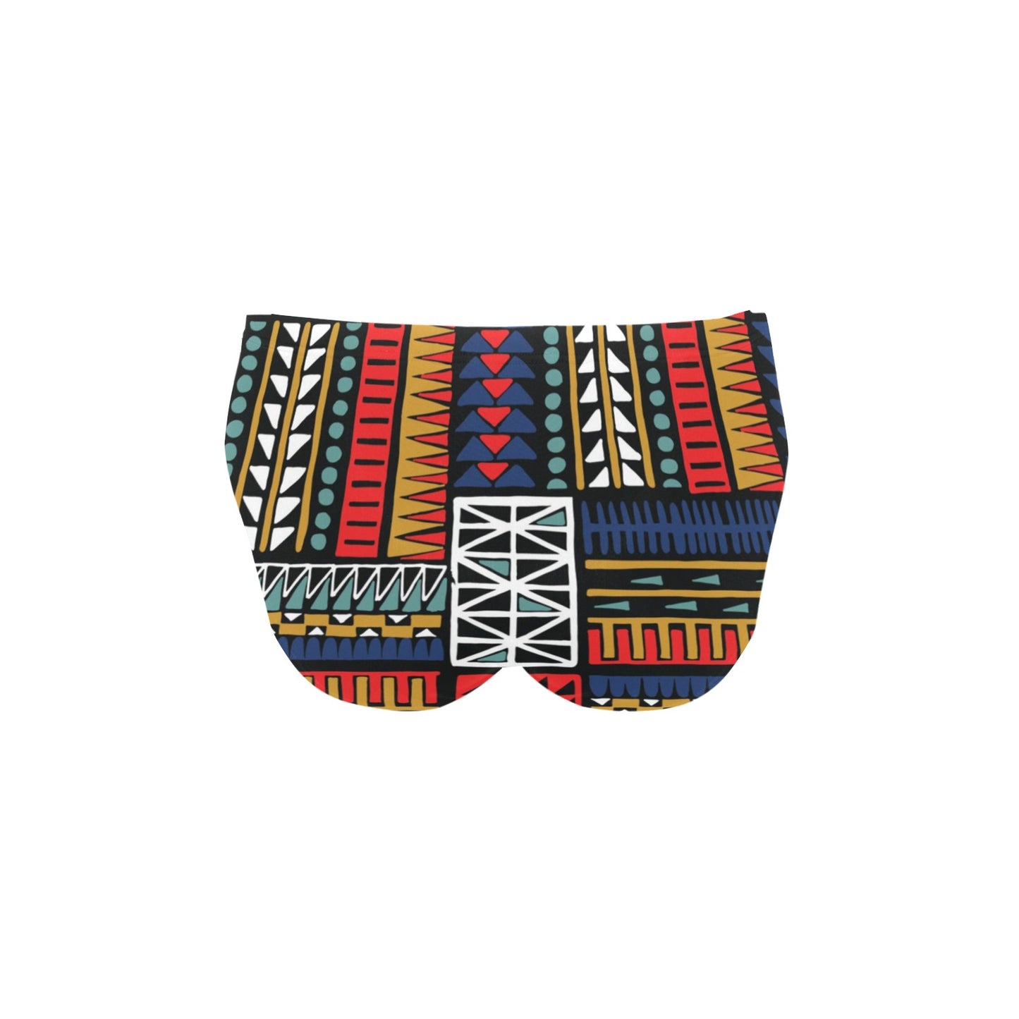 Kente Pattern Print Design 02 Men's Swimming Briefs