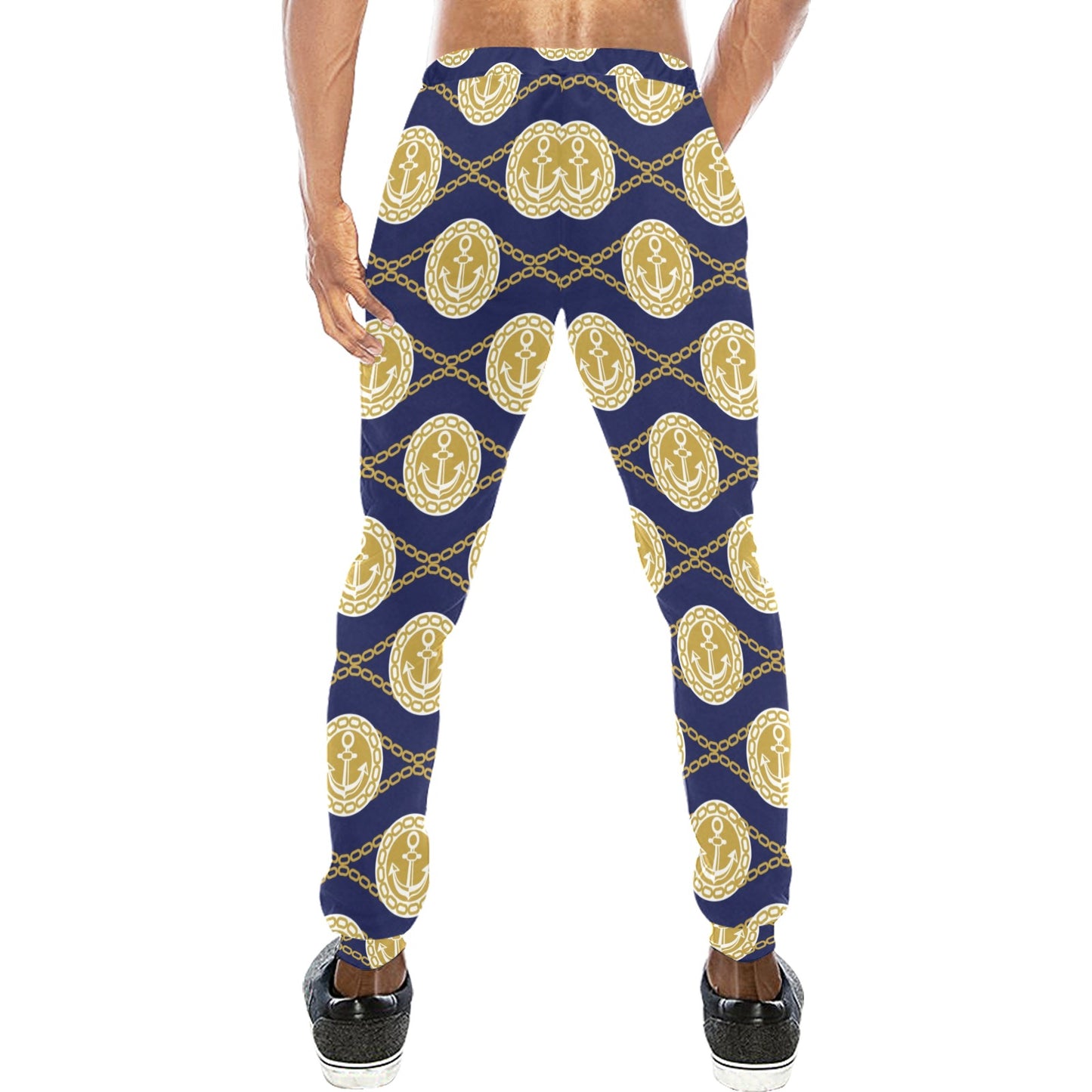 Anchor Luxury Pattern Men's Sweatpants