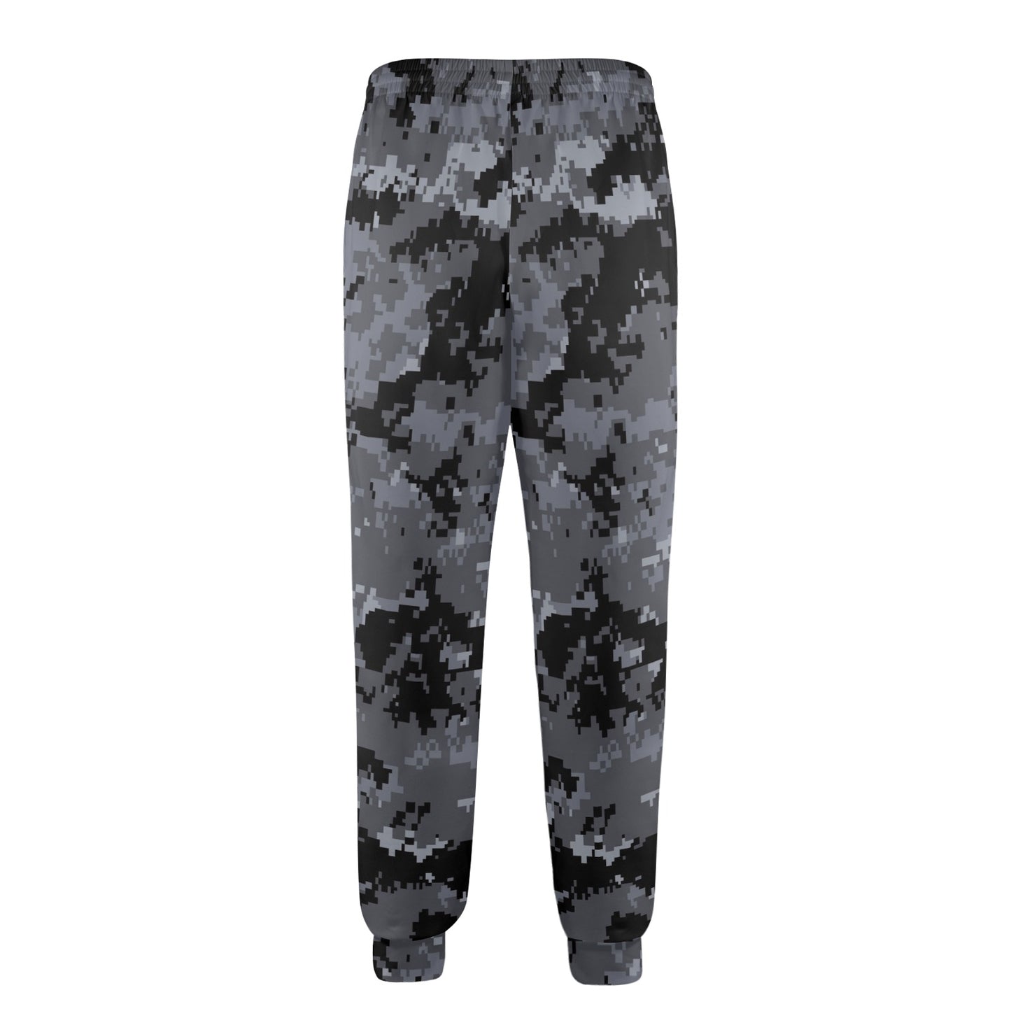 ACU Digital Black Camouflage Men's Casual Track Pants