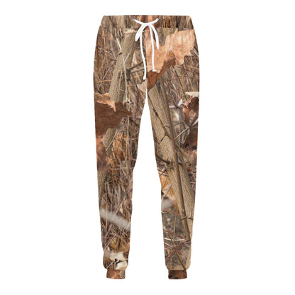 Camo Realistic Tree Forest Autumn Print Men's Sweatpants