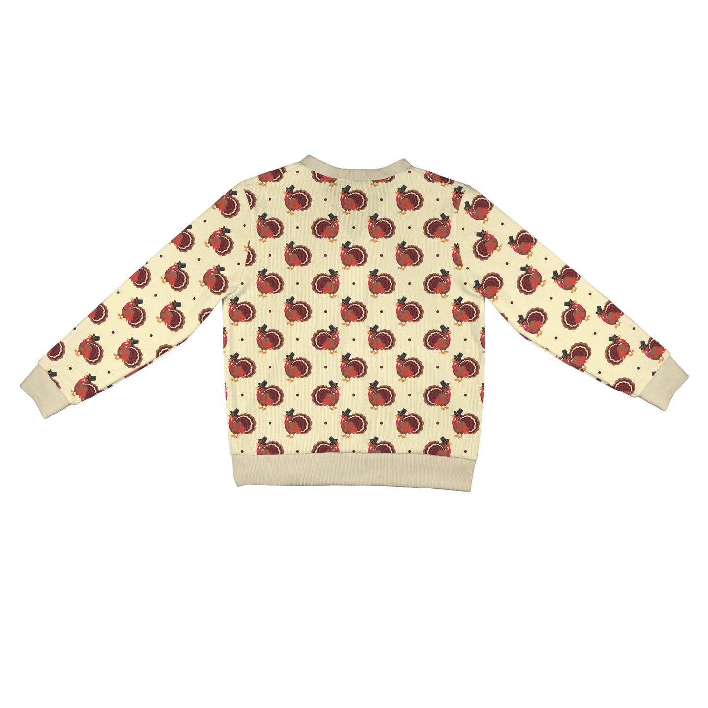 Thanksgiving Print Design LKS3010 Women's Cardigan