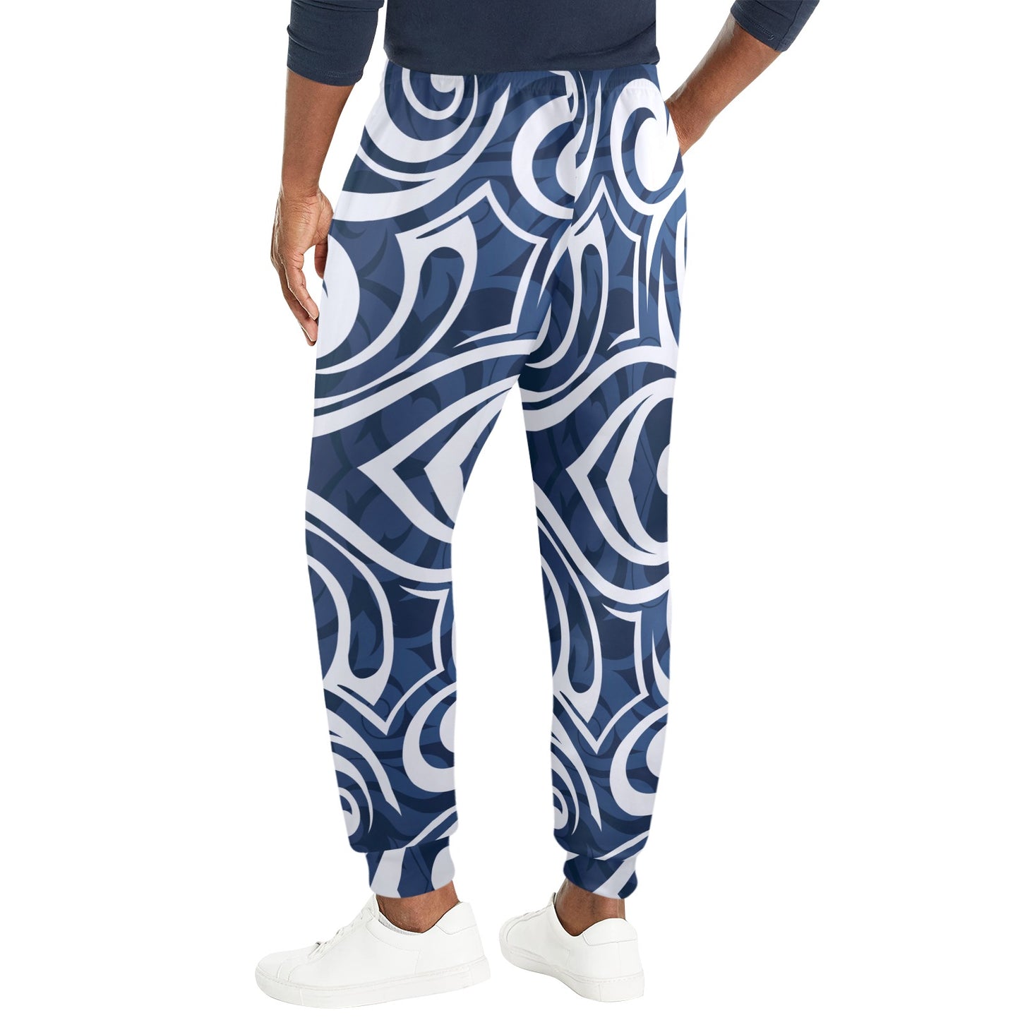 Maori Pattern Print Design 01 Men's Casual Track Pants