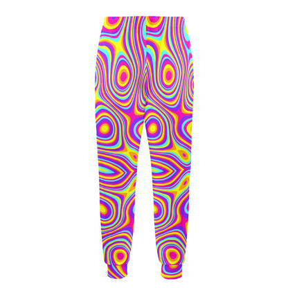 Liquid Pattern Print Design 06 Men's Casual Track Pants
