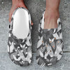 Angel Wings Pattern Design Themed Print Unisex Clogs Shoes