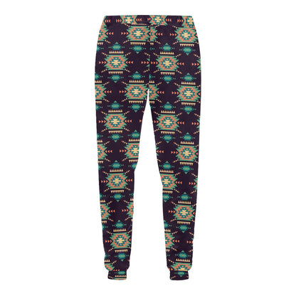 Navajo Geometric Style Print Pattern Men's Sweatpants