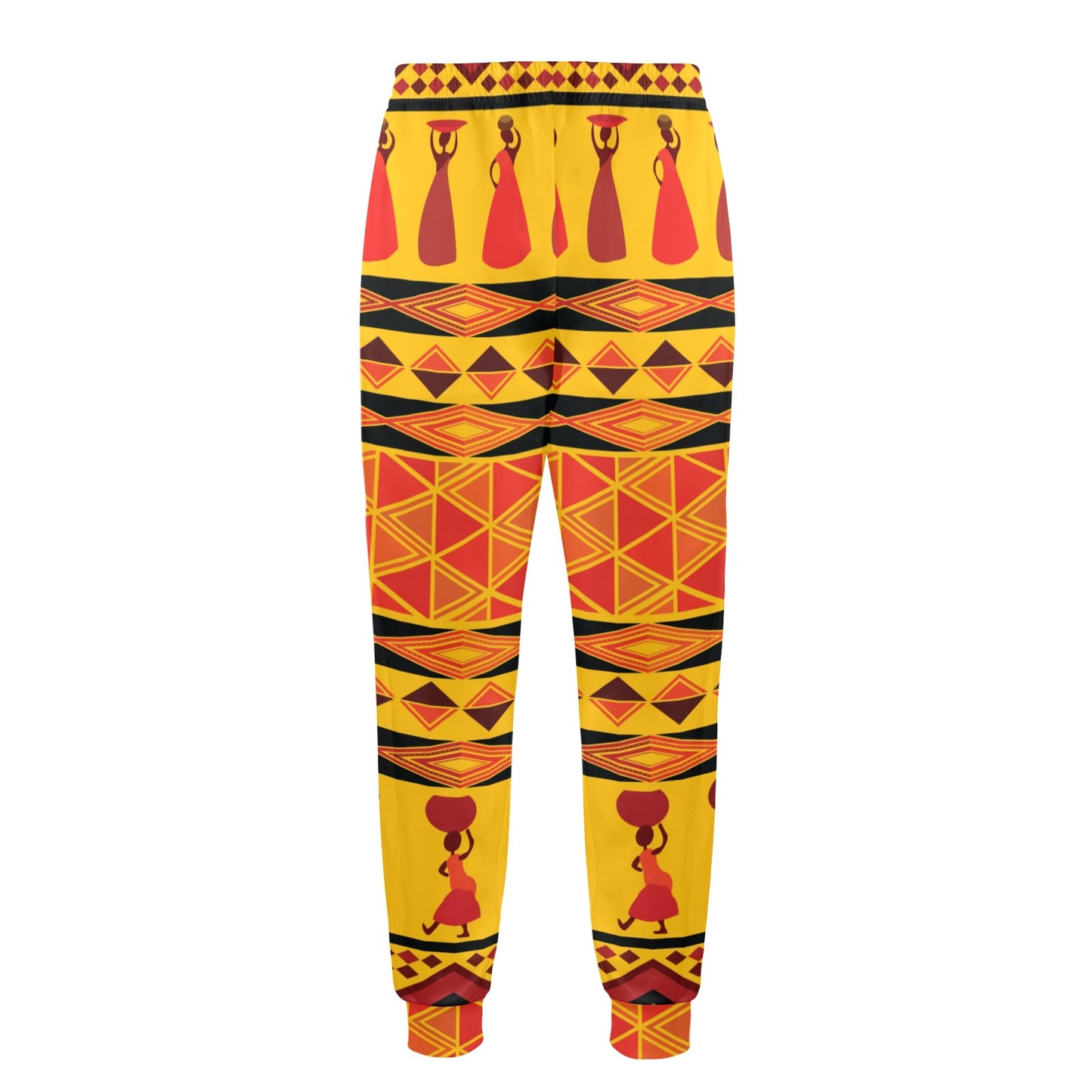 African Pattern Print Design 01 Men's Casual Track Pants