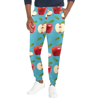Apple Pattern Print Design AP012 Men's Casual Track Pants