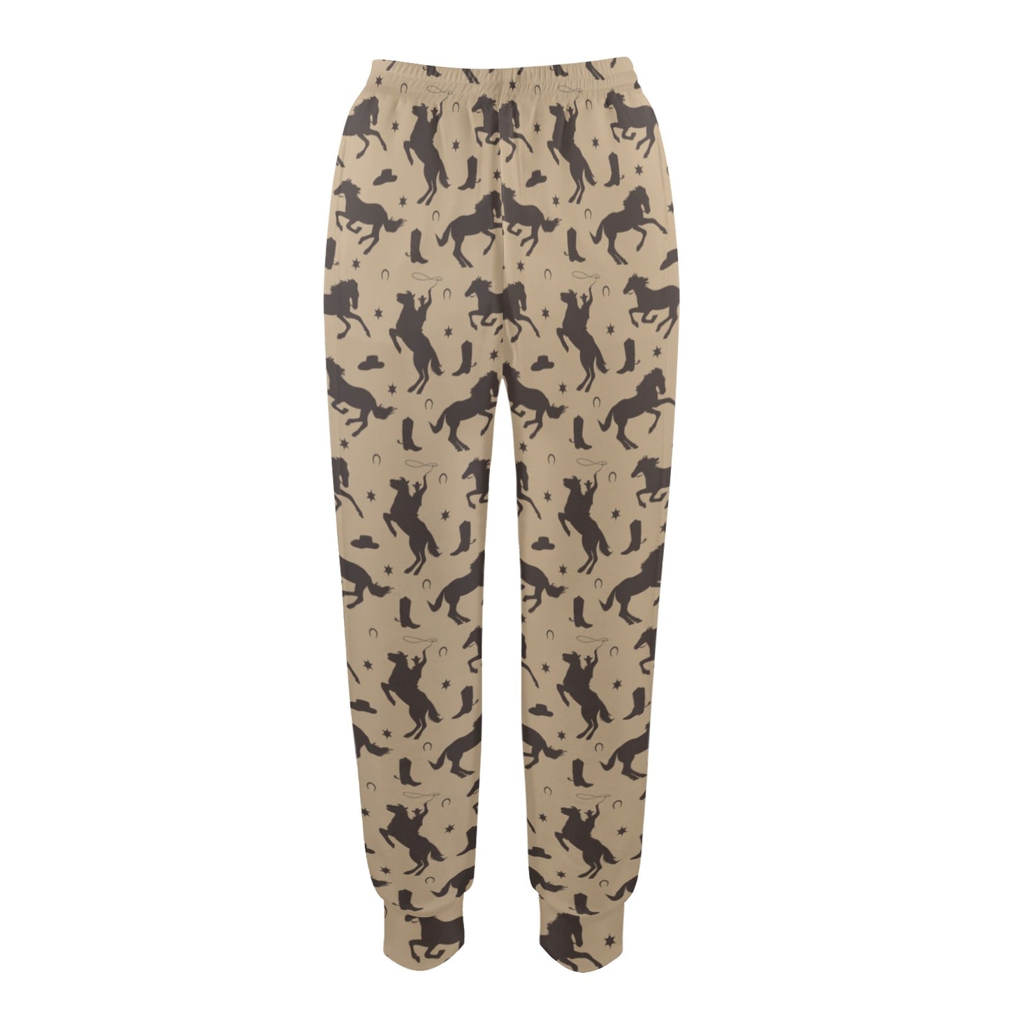 Cowboy Pattern Print Design 05 Women's Casual Track Pants