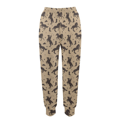 Cowboy Pattern Print Design 05 Women's Casual Track Pants