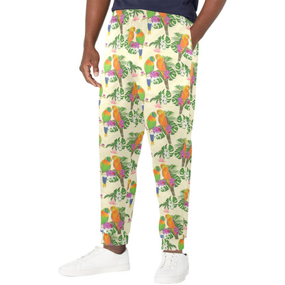 Conures Pattern Print Design 02 Men's Casual Track Pants