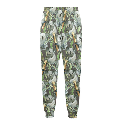 Koala Pattern Design Print Men's Casual Track Pants