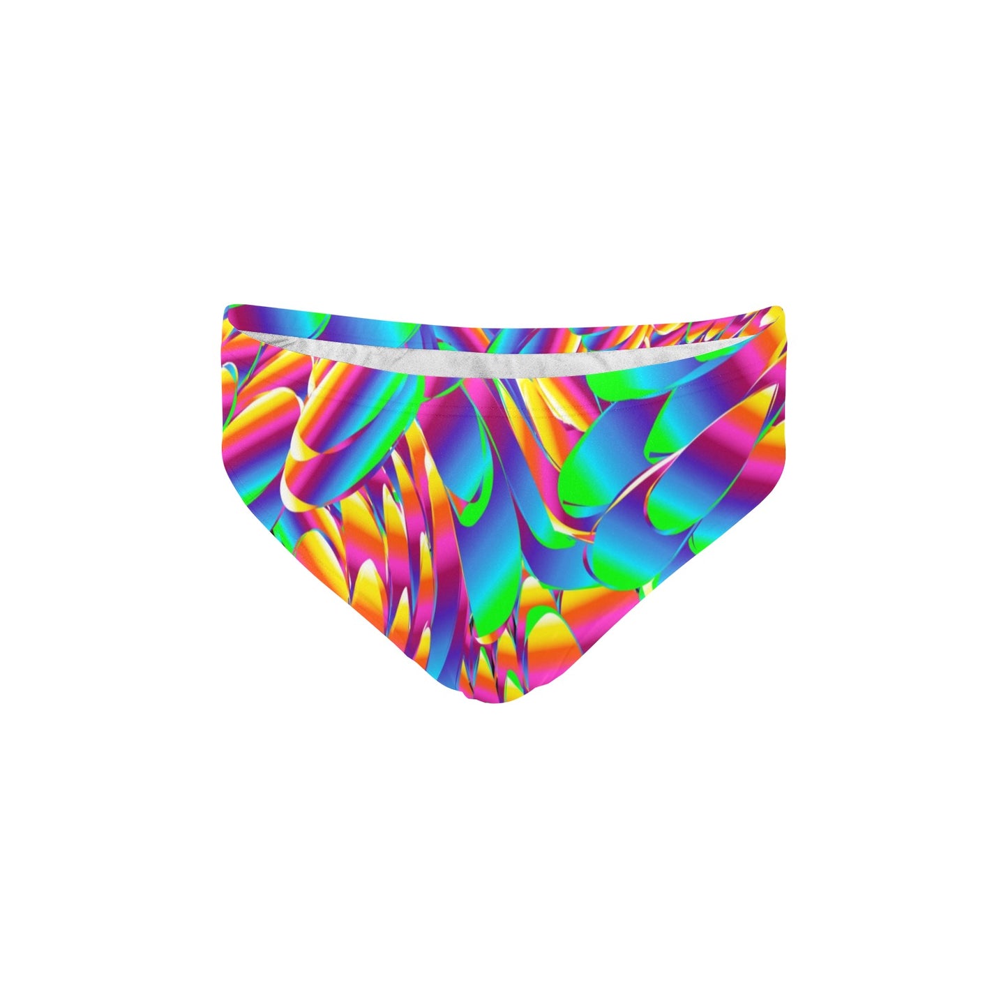 Psychedelic Trippy Pattern Men's Swimming Briefs