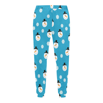 Snowman Print Design LKS303 Men's Sweatpants
